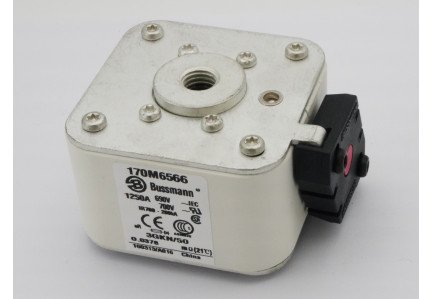 New Bussmann Protective device 600A 1250V 170M6566 Square Fuse types New Bussmann Protective device 600A 1250V 170M6566 Square Fuse types