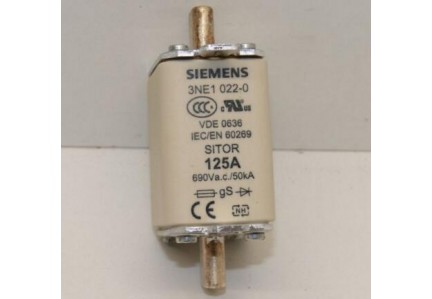 Siemens Fuse sitor 125A NH00-3NE8022-1 3 units price 