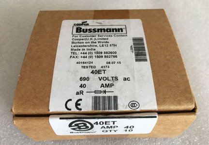 Original New High Speed 690V 40A 40ET Bussmann Fuses