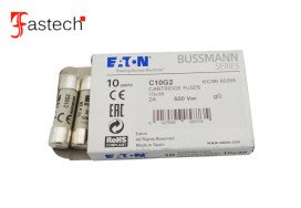 10x38 Bussmann Fuse 2A 500V C10G2 Cylindrical Fuse Link