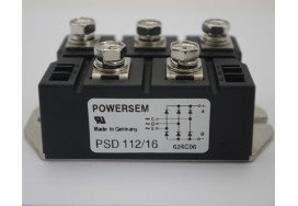 127A 1600V Three Phase  PSD112/16 Rectifier Bridges 